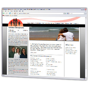 Custom website created for a Shoreview MN chiropracter